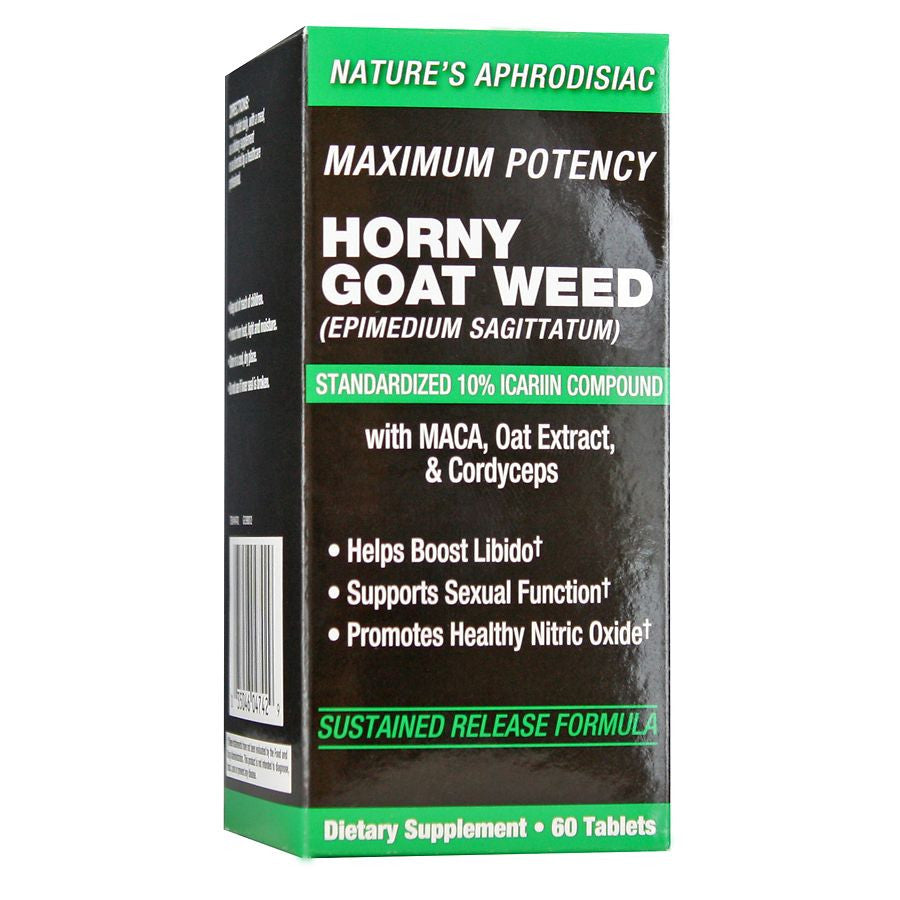 Natures Aphtodisiac Windmill Horny Goat Weed with Pure MACA Caplets, 60 Ea